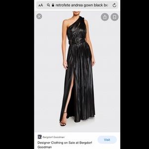 RETROFETE ANDREA GOWN BLACK